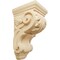 Ekena Millwork 3 1/2"W x 4"D x 7"H Small Traditional Acanthus Corbel, Maple CORW03X04X07TAMA - alternate 1